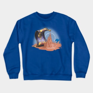 Desert castle Crewneck Sweatshirt